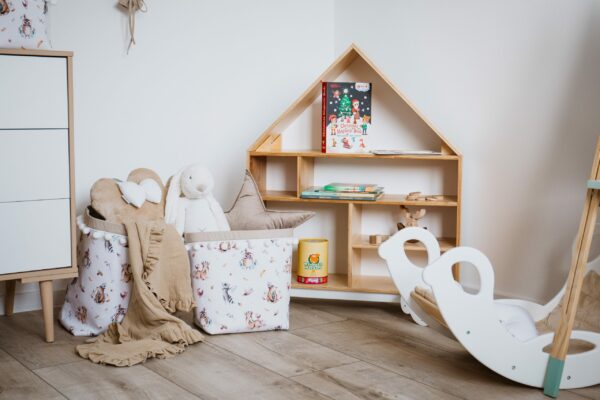 Set 2 bavlnených košíkov s guličkami (M, L)