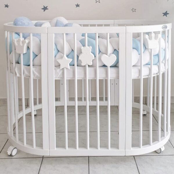 Magnetická dekorácia pre detské postieľky SMART BED - ružový obláčik