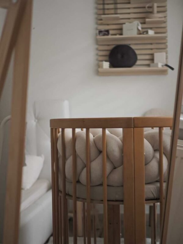Detská rastúca postieľka SMART BED – prírodné drevo