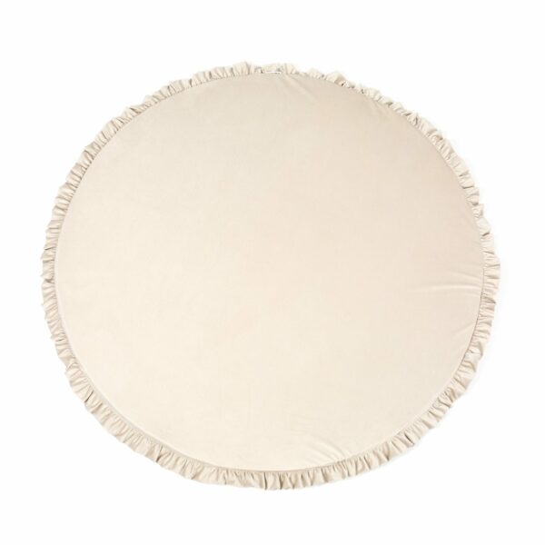 Hracia podložka velvet s volánom Ø130 cm