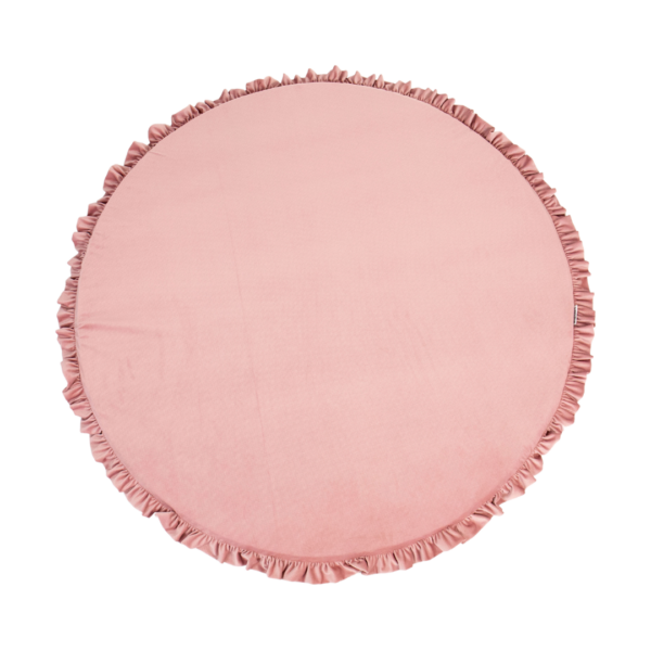 Hracia podložka velvet s volánom Ø130 cm