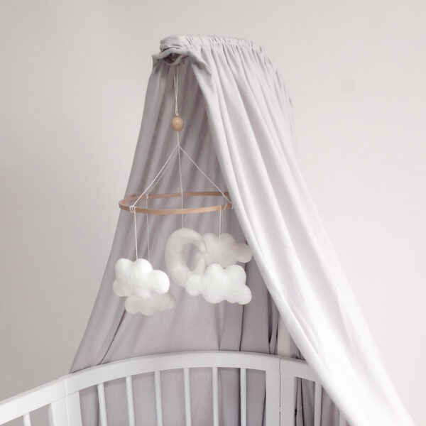 Závesná dekorácia nad detskú postieľku -  Soft Clouds