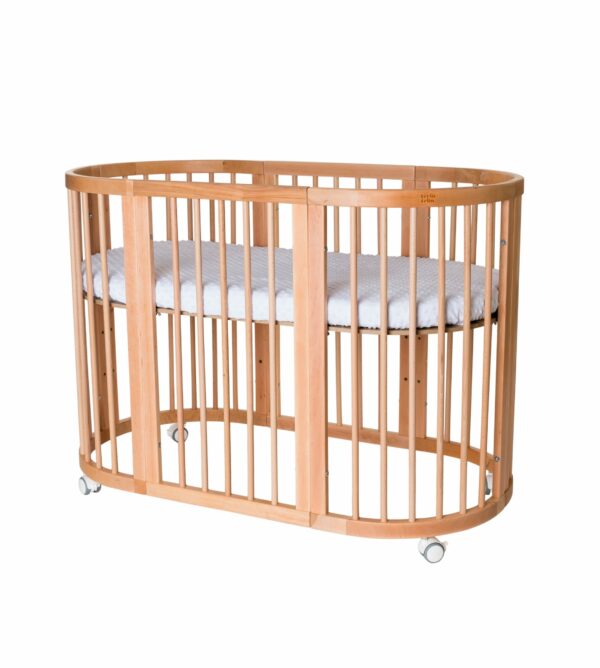 Detská rastúca postieľka SMART BED – prírodné drevo