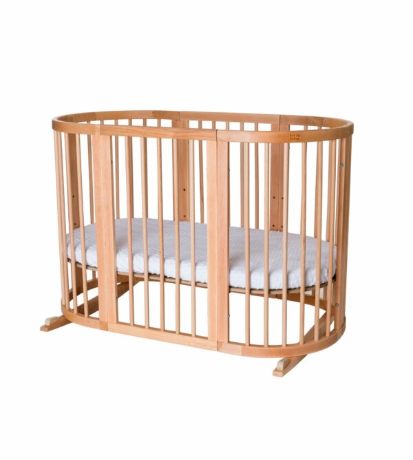 Detská rastúca postieľka SMART BED – prírodné drevo