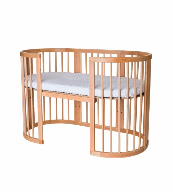 Detská rastúca postieľka SMART BED – prírodné drevo