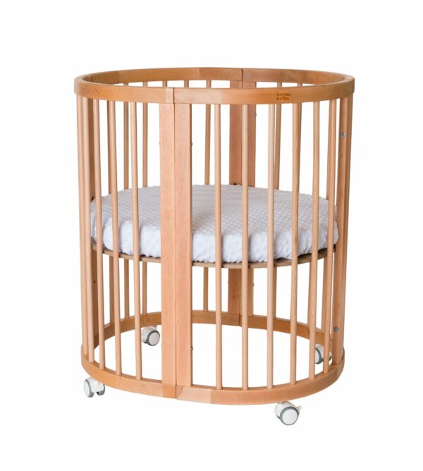 Detská rastúca postieľka SMART BED – prírodné drevo