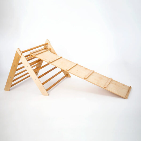 Montessori doska SlideMe - prírodné drevo