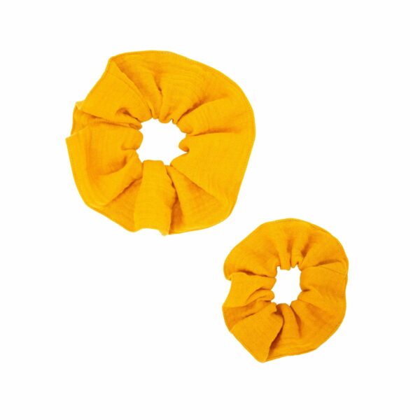 Set 2 mušelínových scrunchies gumičiek Mama a dcéra