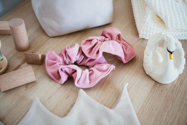 Set 2 velvet scrunchies gumičiek Mama a dcéra