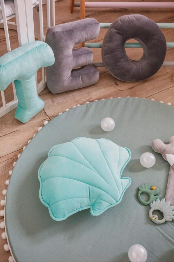Vankúš velvet písmeno - set 5ks