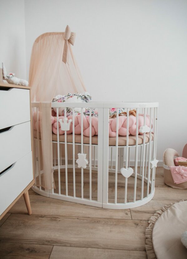 Magnetická dekorácia pre detské postieľky SMART BED - biely obláčik