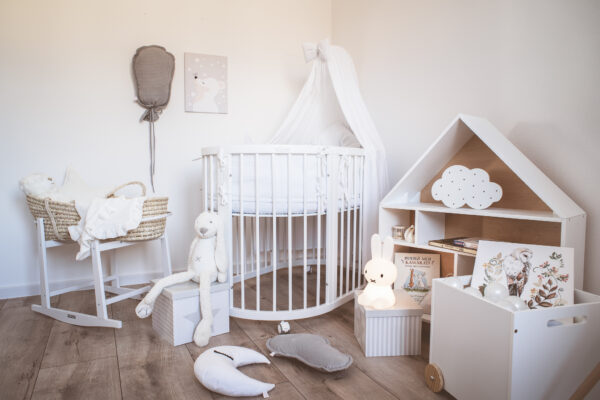 Detská rastúca postieľka SMART BED – biela