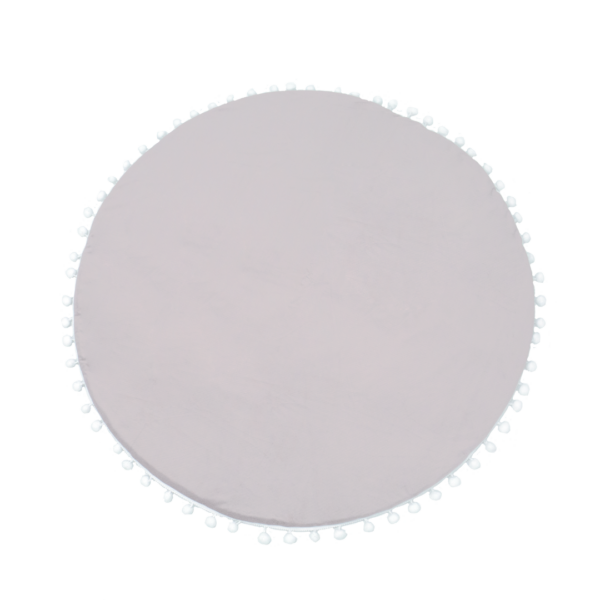 Hracia podložka velvet s guličkami Ø130 cm