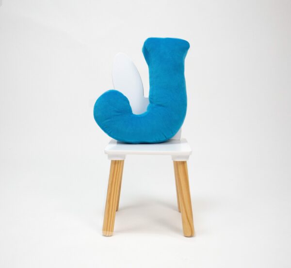 Vankúš velvet písmeno - set 5ks