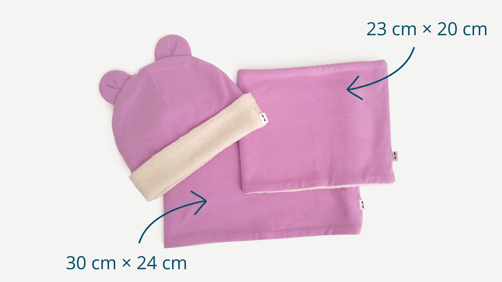 Detský zimný set (čiapka a nákrčník) - Ninka