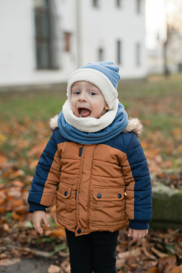 Detský zimný set (čiapka a nákrčník) - Noel