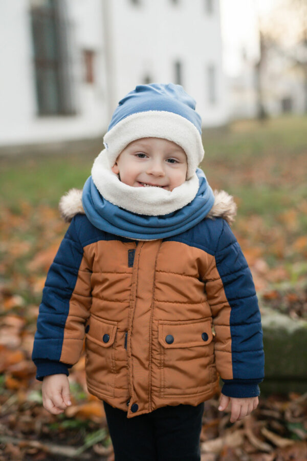 Detský zimný set (čiapka a nákrčník) - Noel