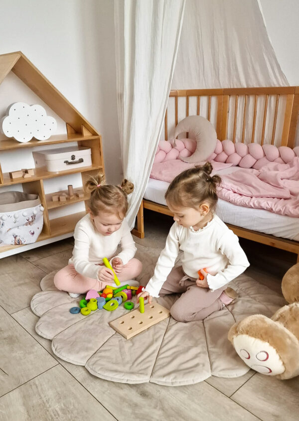 Detská rastúca postieľka SMART BED – prírodné drevo