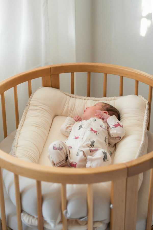 Detská rastúca postieľka SMART BED – prírodné drevo