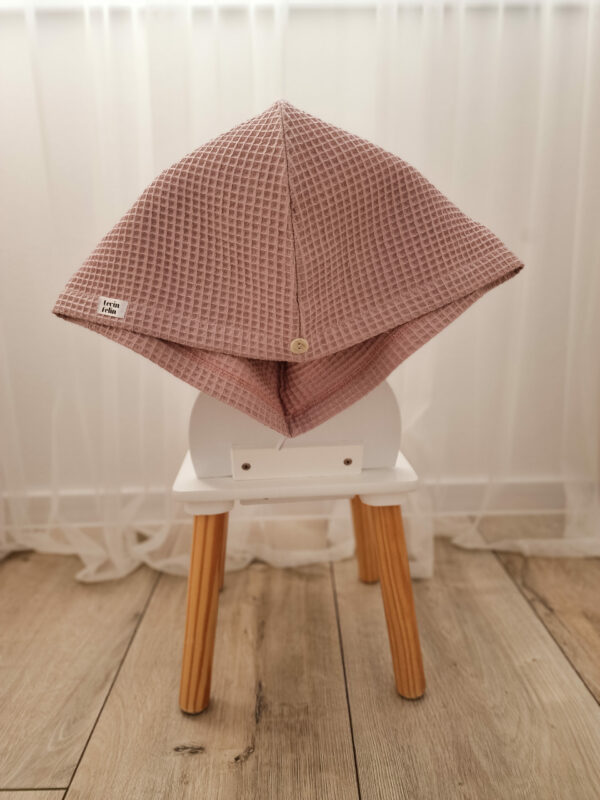 Turban na vlasy z vafle bavlny - M
