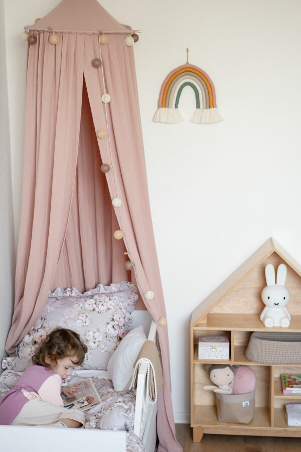 Set bavlnených obliečok s volánmi - vankúš 65 × 45 cm a paplón 100 × 135 cm