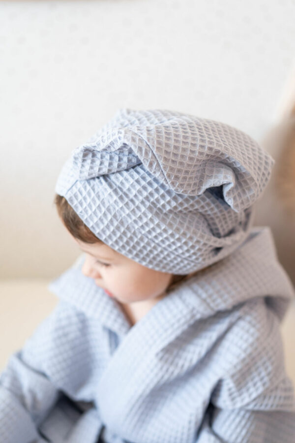 Turban na vlasy z vafle bavlny - S