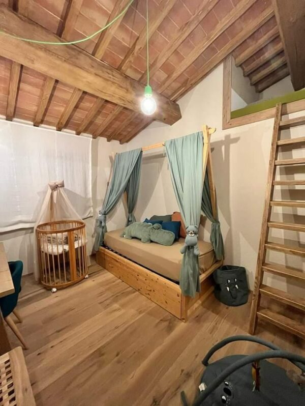 Mušelínový baldachýn na domčekovú posteľ (2 ks)