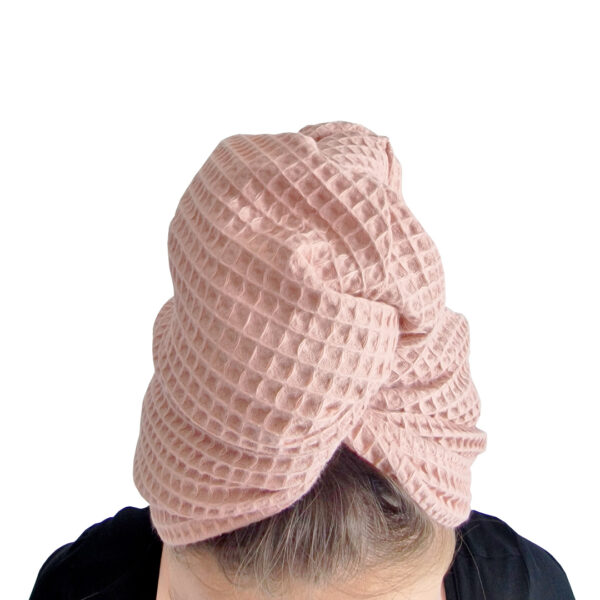 Turban na vlasy z vafle bavlny - M