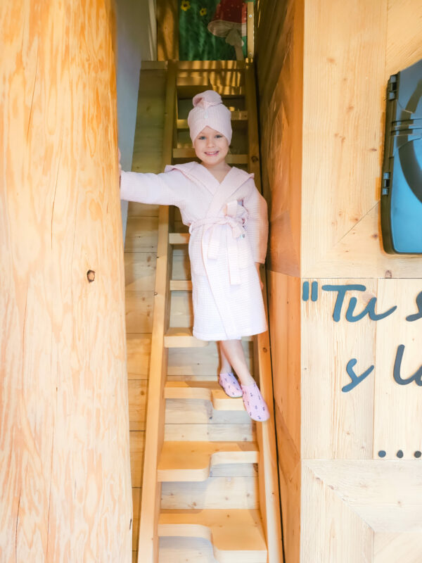 Turban na vlasy z vafle bavlny - S