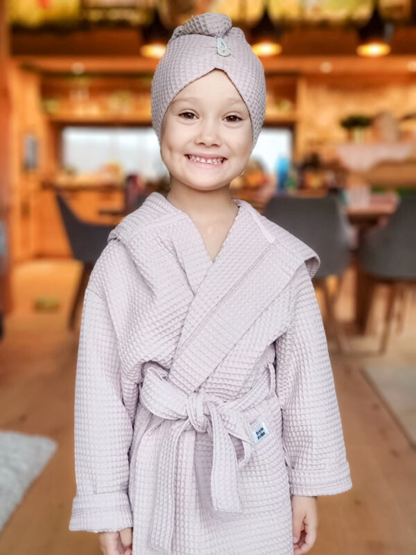Turban na vlasy z vafle bavlny - S
