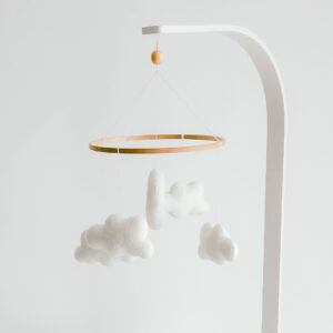 Závesná dekorácia nad detskú postieľku -  Soft Clouds