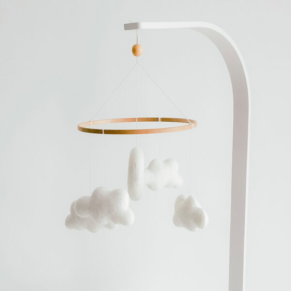 Závesná dekorácia nad detskú postieľku -  Soft Clouds