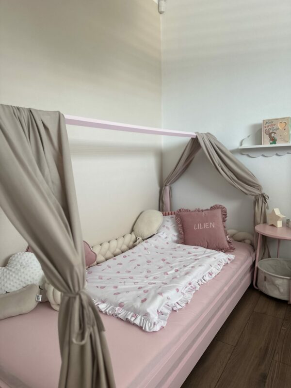 Set bavlnených obliečok s volánmi - vankúš 65 × 45 cm a paplón 100 × 135 cm