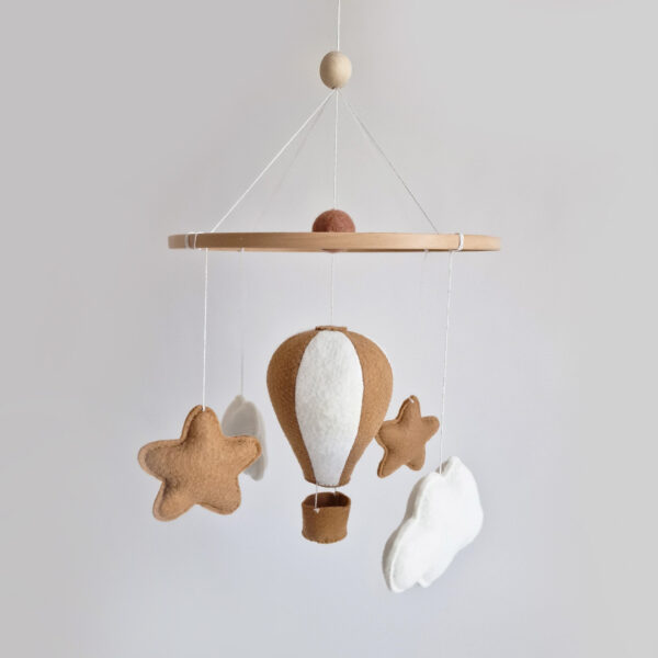 Závesná dekorácia nad detskú postieľku - Balloon Dream