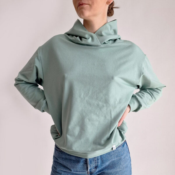 Mikina na dojčenie s kapucňou