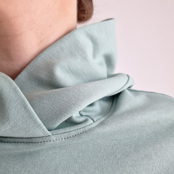 Mikina na dojčenie s kapucňou