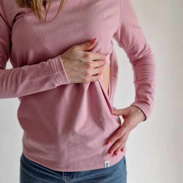 Termo tričko na dojčenie s dlhým rukávom