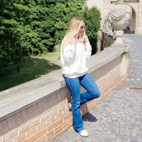 Mikina na dojčenie s kapucňou