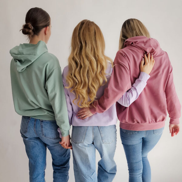 Mikina na dojčenie s kapucňou