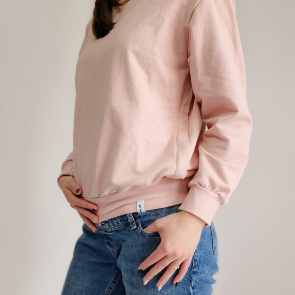 Termo mikina na dojčenie s kapucňou