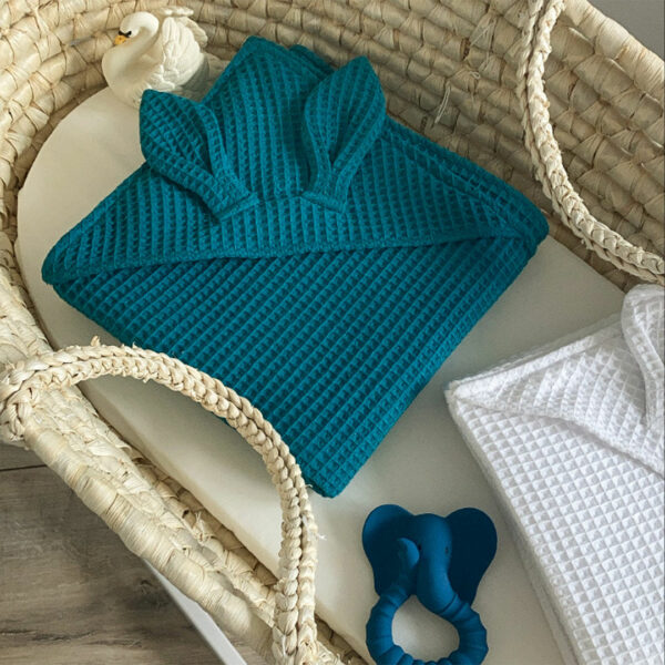 Detská osuška s kapucňou a uškami