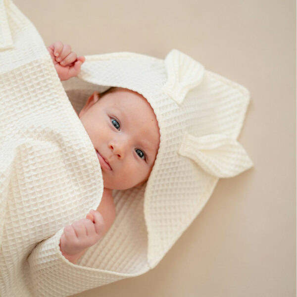 Detská osuška s kapucňou a uškami