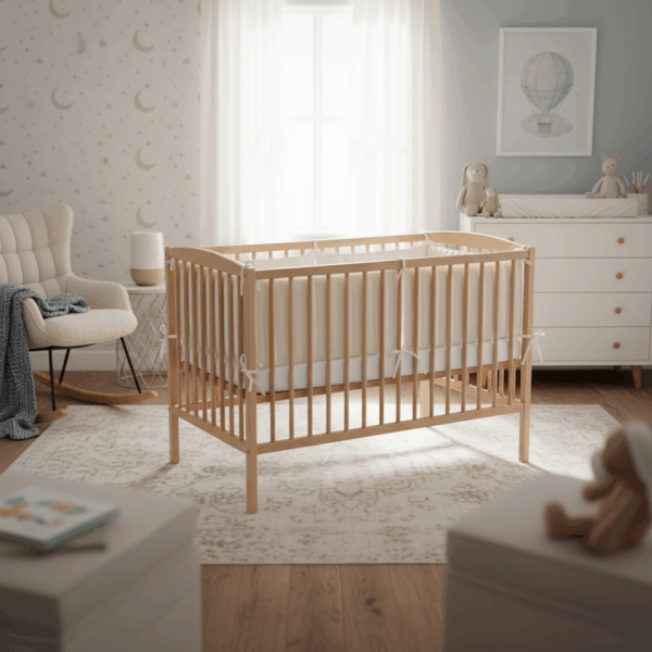 Baránkový premium mantinel do hranatej postieľky 120 × 60 cm Baránkový premium mantinel do hranatej postieľky 120 × 60 cm